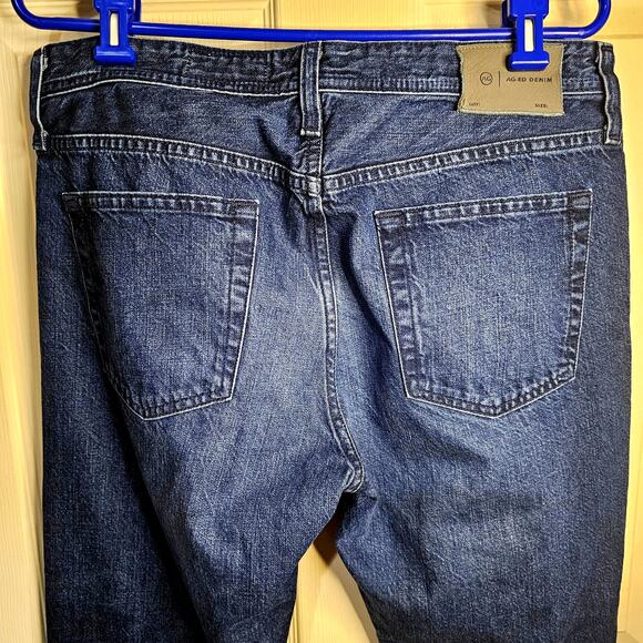 AG-ED Denim Tellis Modern Slim Jeans – Dark Wash, Straight Leg, Men's 34x31 - Picture 4 of 10